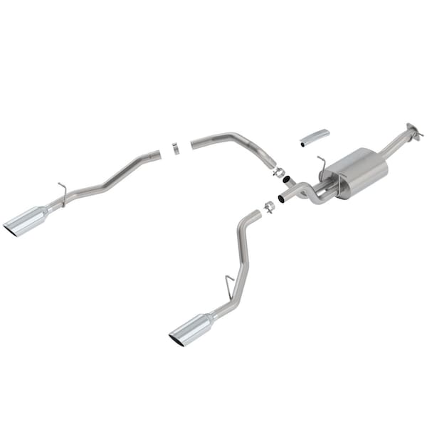 Borla RAM 1500 19 5.7L V8 AT 2+4WD 4DR CC SB (5FT7IN BOX) 144.6IN WB 3IN, 2. 140753 - main